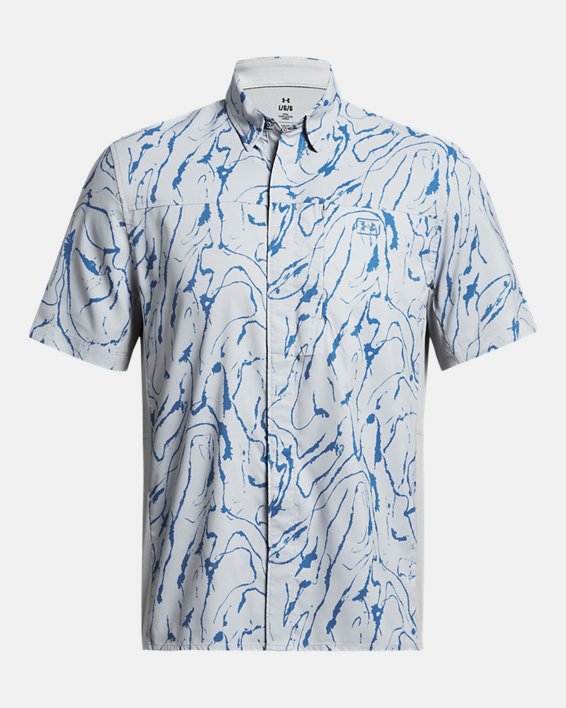 Men's UA Fish Pro Hybrid Printed Short Sleeve