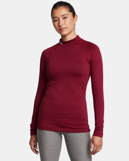 Women's ColdGear Mock Neck Long Sleeve