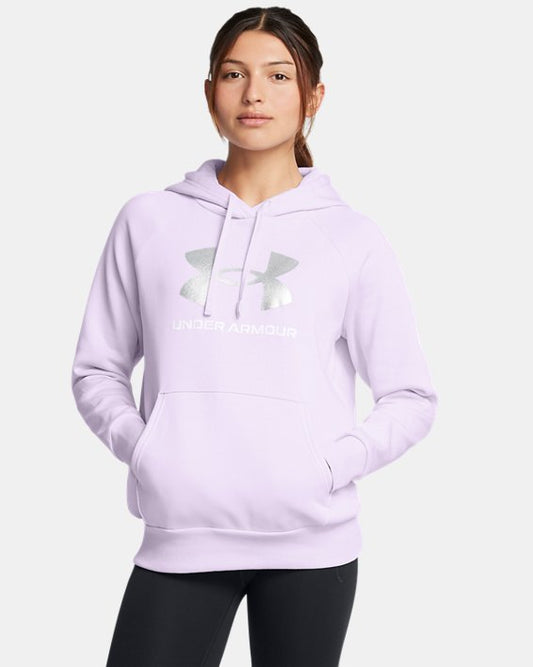 Women's UA Rival Fleece Glitter Big Logo Hoodie