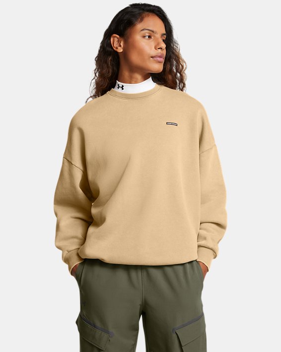 Women's UA Icon Heavyweight Fleece Oversized Crew