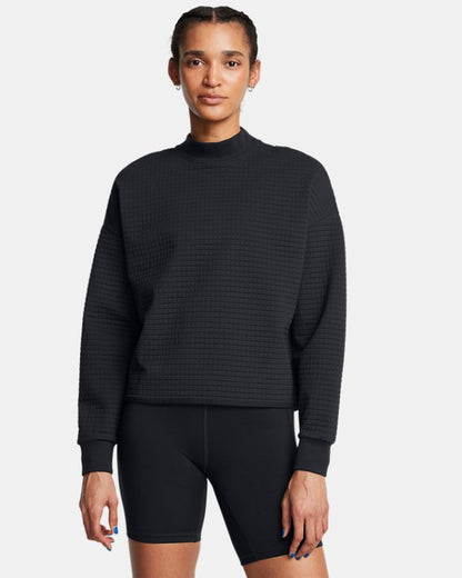 Women's UA Unstoppable Fleece Grid Mock Neck