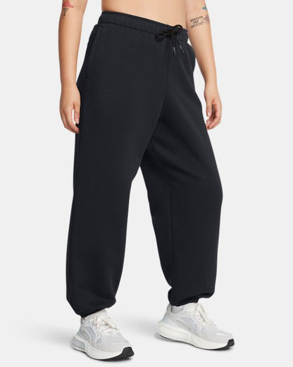 Women's UA Icon Fleece Oversized Wordmark Pants