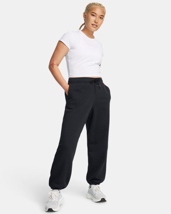 Women's UA Icon Fleece Oversized Wordmark Pants