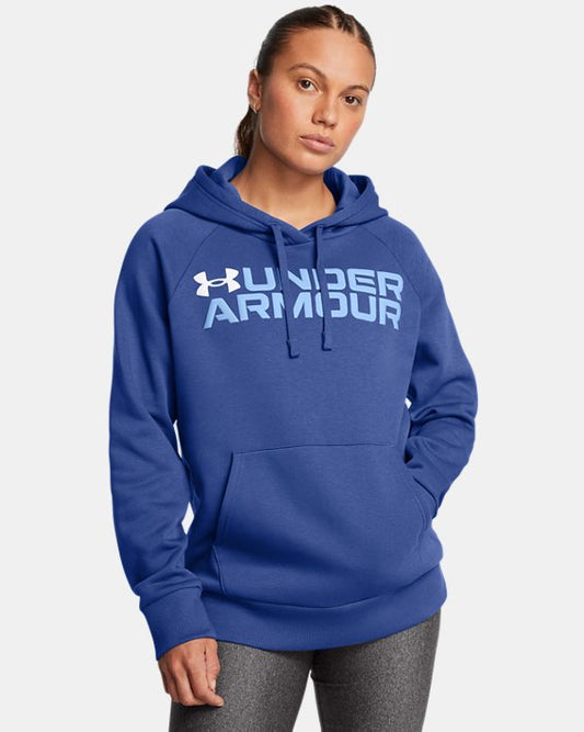 Women's UA Rival Fleece Wordmark Hoodie