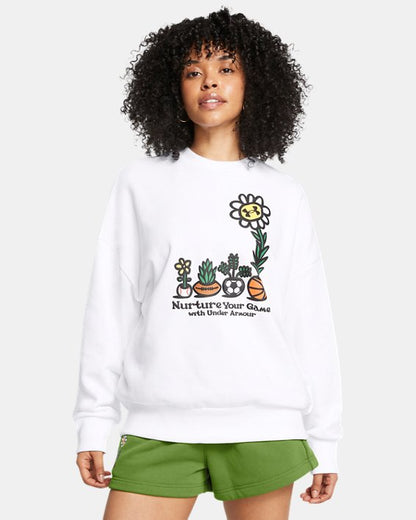 Women's UA Icon Heavyweight Terry Oversized Crew