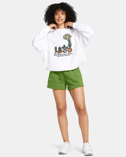 Women's UA Icon Heavyweight Terry Oversized Crew