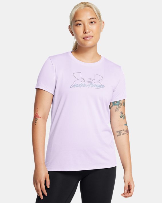 Women's UA Tech Script Short Sleeve